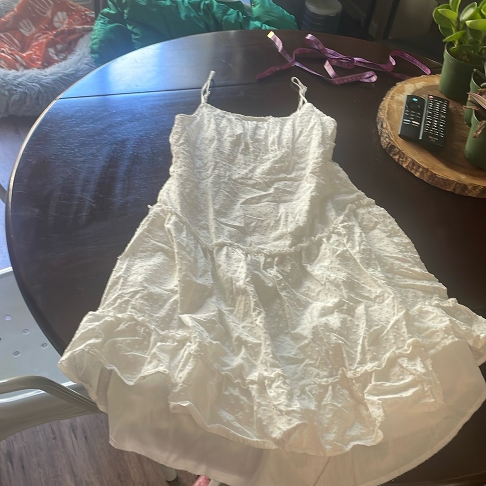 white dress